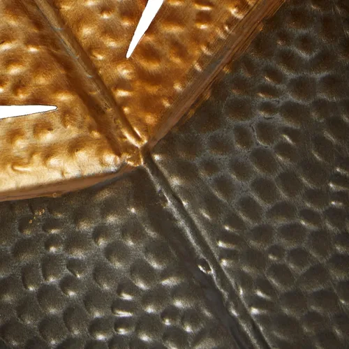 Vista 7 de Deco 79 Decoración de pared de hojas de metal, 17 x 2 x 43 pulgadas, color dorado