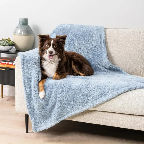Vista 12 de PetAmi Manta de felpa suave para perros y gatos, pequeña de 24 x 32