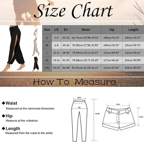 Vista 5 de Tearaway - Pantalones deportivos de calentamiento para mujer, con abertura lateral, ajuste relajado, pantalones de entrenamiento atléticos