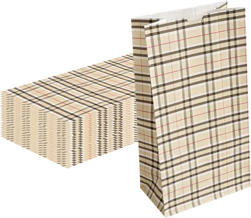 Vista 33 de Restaurantware Bag Tek - Bolsas de papel de 2 libras, 100 bolsas de almuerzo desechables, pequeñas para almuerzos, sándwiches y aperitivos, bolsas