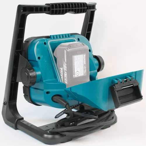Vista 4 de Reflector Makita DML805 de 18 V LXT, alámbrico/inalámbrico, con batería de iones de litio