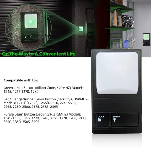 Vista 9 de Panel de control de teclado de pared multifunción para LiftMaster 41A5273-1 78LM