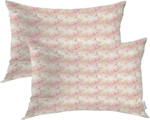 Vista 41 de Batmerry Fundas de almohada decorativas con estampado digital de hojas verdes y gatos negros con estampado digital para sofá, cama, cremallera