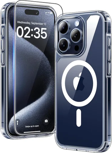Vista 52 de TAURI Funda para iPhone 17, antiamarilleamiento con protector de pantalla, protección de grado militar, a prueba de golpes, delgada para iPhone 17