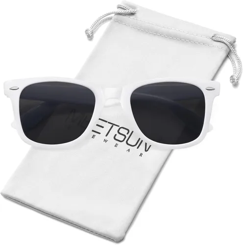 Vista 50 de MEETSUN Polarized Sunglasses for Women Men Classic Retro Square Frame Driving Sun Glasses UV Protection