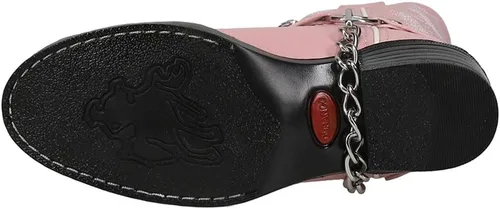 Vista 5 de Durango Botas vaqueras Lil' Pink N Chrome para niña