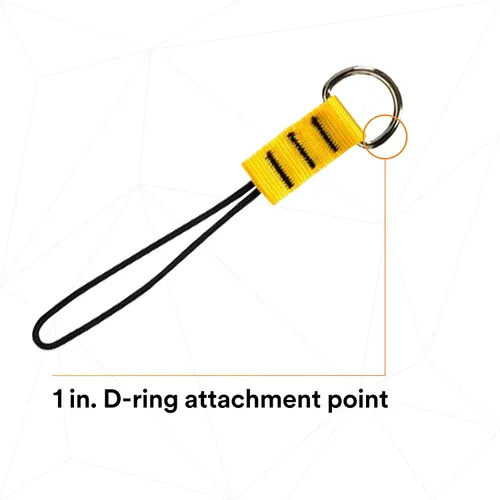 Vista 6 de 3M - DR-CORD-10PK DBI-SALA Protección contra caídas para herramientas, 1500009, cable de anillo en D con lazo, cinchas a herramientas que pesan