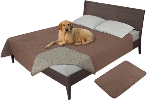 Vista 13 de Easy-Going - Funda impermeable 100% para cama de perro, manta antideslizante para mascotas para muebles, funda lavable para sofá, funda de repuesto