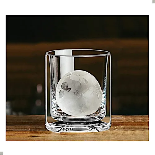 Vista 3 de Sun's Tea Juego de vasos de doble pared para whisky/Scotch Rocks de 5.5 onzas, vasos de cóctel y bebidas antiguas, vaso aislado transparente, juego