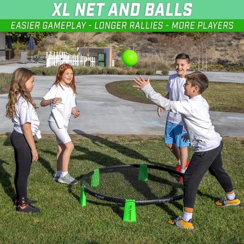 Vista 2 de GoSports Slammo XL Juego enorme red de 48 pulgadas, ideal para principiantes, jugadores más jóvenes o juegos en grupo