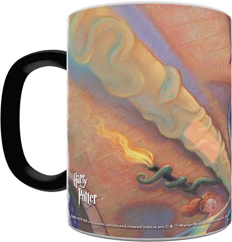 Vista 4 de Morphing Mugs Harry Potter y la cámara secreta activados por calor Taza de cerámica que cambia el calor Diseño oculto revelador Uso en casa