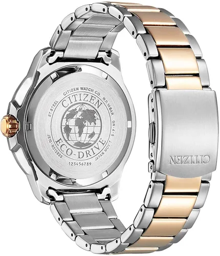Vista 2 de Citizen Mens Analogue Eco-Drive Watch with Stainless Steel Band