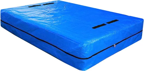 Vista 8 de Bolsas de colchón resistentes SGPAC para mudanza y almacenamiento, bolsa de almacenamiento de colchón extra gruesa tamaño matrimonial XL, funda