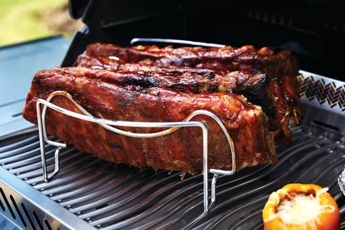 Vista 4 de Napoleon Grills 56019 - Estante para asar comercial 3 en 1