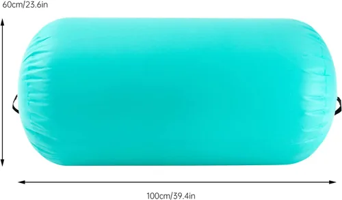 Vista 3 de DNYSYSJ Air Roller Air Spot - Barril de aire para gimnasia, entrenador de gimnasia con bomba eléctrica para yoga, animadoras, hogar y uso en agua