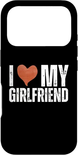 Vista 30 de I Love My Girlfriend I Heart My Girlfriend Funny Retro Case for iPhone 17