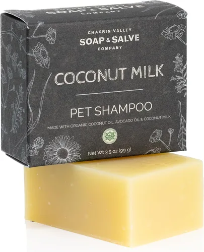 Vista 11 de Chagrin Valley Soap & Salve Champú y acondicionador orgánico certificado para perros, champú para perros que alivia la picazón en la piel