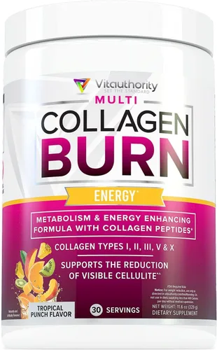 Vista 12 de Vitauthority Péptidos de colágeno en polvo suplementos para la pérdida de peso Complejo de belleza hidrolizado para mujeres, cabello, piel, uñas