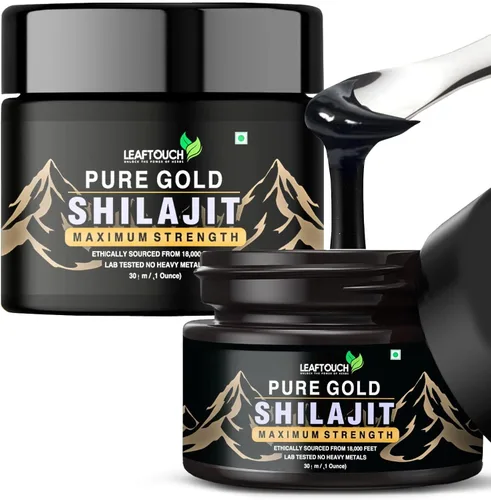 Vista 8 de Leaftouch - Auténtica resina Shilajit de grado dorado, resina Shilajit pura del Himalaya, orgánica y de alta potencia, más de 85 minerales de traza
