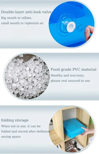 Vista 7 de Bañera inflable para adultos para 2 personas, bañera inflable independiente con función portátil plegable para spa para adultos, piscina plegable