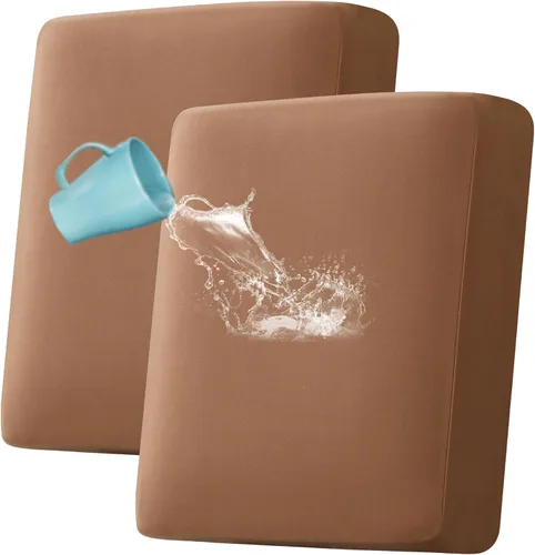 Vista 21 de H.VERSAILTEX Fundas elásticas para sillones, fundas de cojín de sofá, fundas elásticas 100% impermeables, con tela gruesa de doble forro polar