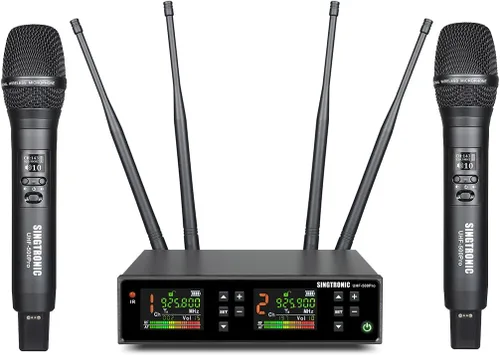 Vista 6 de SINGTRONIC Sistema de karaoke completo profesional de 2000 WATTS Paquete gratis: Canciones ilimitadas de YouTube, HDMI construido, grabación de voz