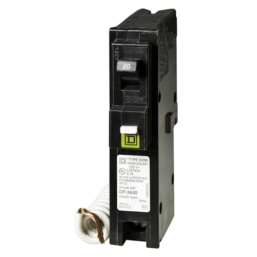 Vista 5 de Square D - HOM120CAFIC Homeline 20 Amp Single-Pole CAFCI Circuit Breaker