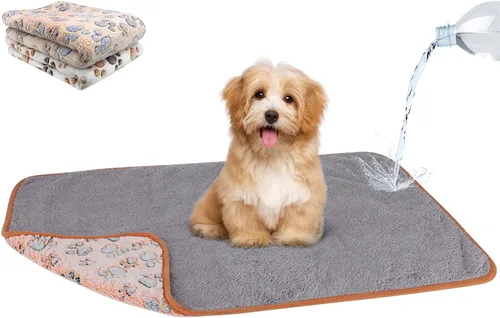 Vista 10 de YUEPET Mantas impermeables para perros, paquete de 2 mantas lavables para perros para cama, sofá, protector de vellón de franela para cachorros