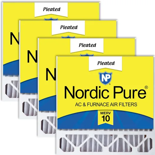 Vista 25 de Nordic Pure 20 x 20 x 5 (19_5/8 x 19_7/8 x 4_3/8) Honeywell/Lennox MERV 8 filtro de aire de repuesto, 1 paquete