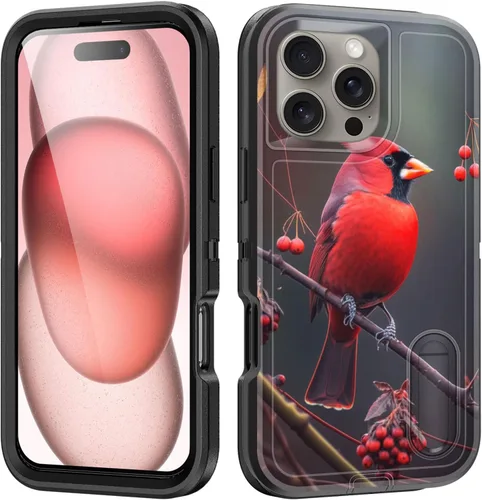 Vista 122 de Funda para iPhone Air con soporte integrado, a prueba de golpes, polvo y caídas, 3 capas, grado militar, funda protectora para iPhone Air de 6.5
