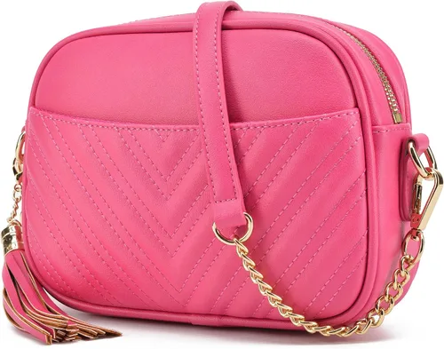 Vista 21 de lola mae Bolso bandolera acolchado, bolso de hombro de diseño moderno Shoulder Purse