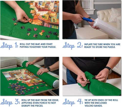 Vista 3 de White Mountain Rompecabezas Roll Up Mat 47" x 35.5