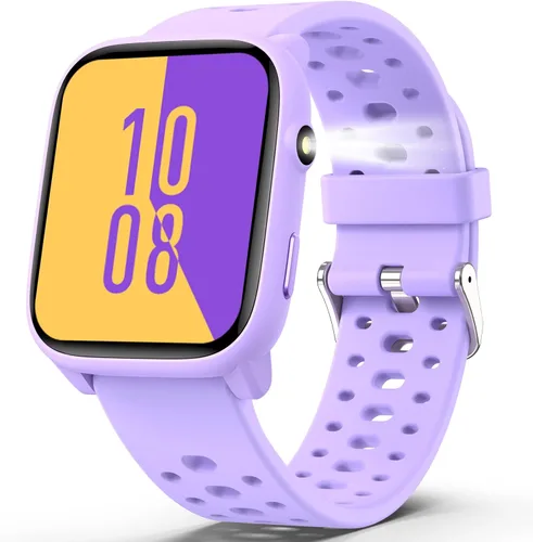 Vista 8 de MgaoLo Reloj Inteligente para Niños 1.85" Actualizado - Rastreador de Actividad con Monitor de Ritmo Cardíaco y Sueño, Más de 100 Modos Deportivos
