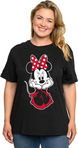 Vista 4 de Disney - Camiseta de talla grande para mujer, diseño de Minnie Mouse