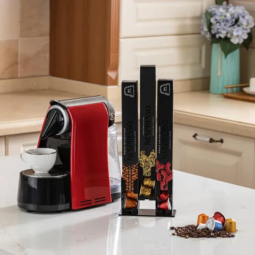 Vista 6 de ZCDCP Soporte para cápsulas de café, soporte organizador de cápsulas de café, pequeño 30 cápsulas originales