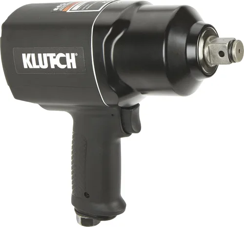 Vista 2 de Klutch Llave de impacto neumática: accionamiento de 3/4 pulgadas, 7 CFM, 1,500 pies.-Lbs. Torque