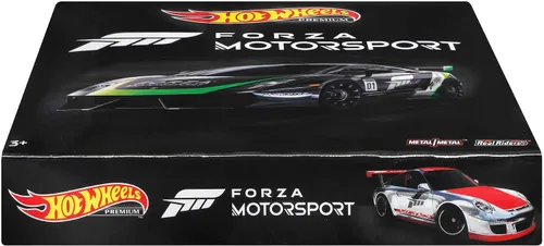 Vista 7 de Hot Wheels Forza - Paquete de 5 autos de carreras de juguete de The Video Game, vehículos fundidos a escala 1:64: Ford, Lamborghini, Porsche, Nissan