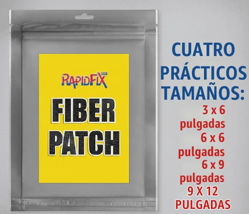 Vista 2 de RapidFix UV Parche de reparación de fibra 3x6 pulgadas