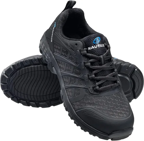 Vista 2 de Zapato industrial Stratus para hombre, negro, 9, Negro