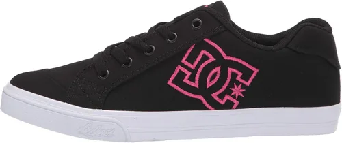 Vista 8 de DC Chelsea - Tenis de skate para niños (niño pequeñoniño grande), rosa gris