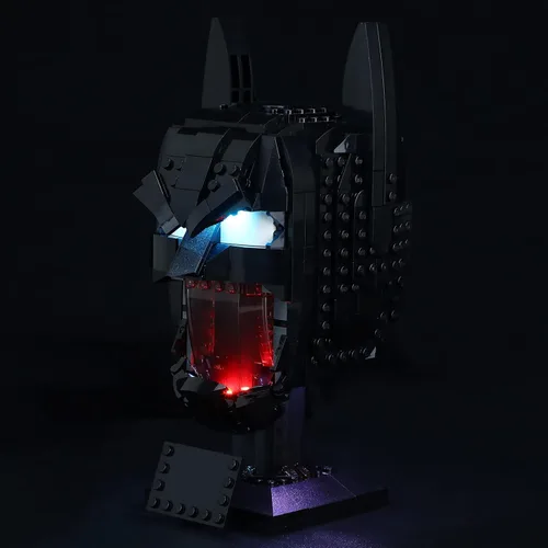 Vista 3 de Kit de iluminación LED BRIKSMAX para Batman Cowl 76182 - Compatible con el modelo de bloques de construcción Lego 76182 - No incluye el set de Lego