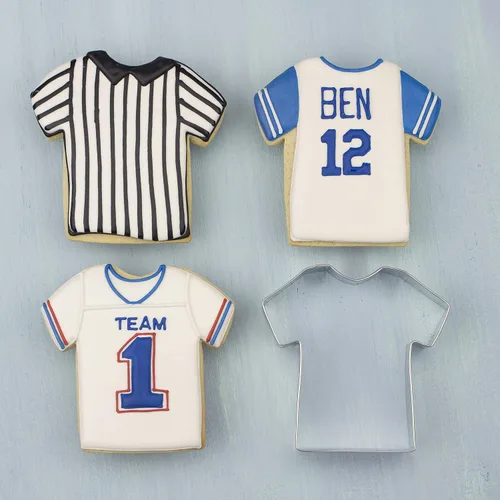 Vista 4 de Cortador de galletas de jersey/camisa de 4.25" fabricado en Estados Unidos por Ann Clark