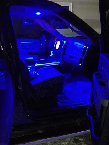 Vista 7 de Kit de luces LED interiores azules para Ford F250 F350 F450 F550 F-Series Super Duty Trucks 1999-2016, paquete de bombillas LED interiores