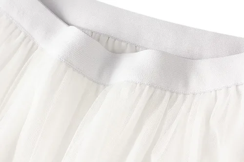 Vista 3 de Falda tutú de tul para mujer, color rojo, azul, gris, rosa, negro, café, para fiesta de graduación, fiesta de graduación, tutú de noche