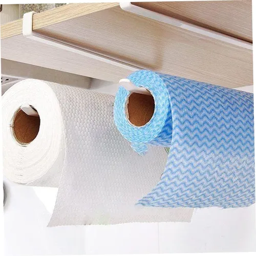 Vista 2 de Soporte para toallas de pared para baño, cocina, diseño moderno y ahorro de espacio
