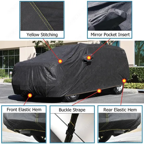 Vista 4 de Funda de coche para Cadillac Escalade ESV XTREMECOVERPRO PRO Series 2002, 2003, 2004, 2005, 2006, 2007, 2008, 2009, 2010, color negro