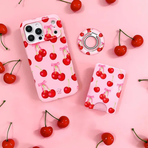 Vista 526 de VELVET CAVIAR Funda para iPhone 15, compatible con MagSafe, probada contra caídas de 10 pies, fundas protectoras de diseño, leopardo color rosa