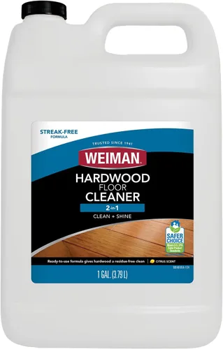 Vista 10 de Weiman Limpiador de madera dura para pisos de madera dura terminados, pisos de ingeniería, laminado - resultados sin rayas, certificado EPA Safer