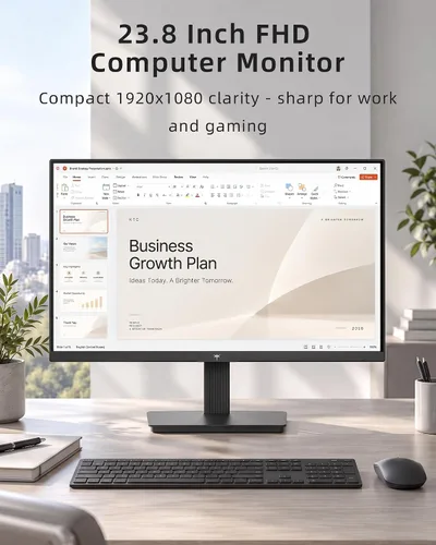 Vista 2 de KTC Monitor de computadora para juegos de 24 pulgadas 144Hz, panel FHD IPS