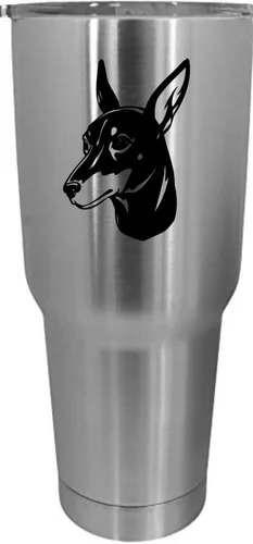 Vista 64 de Cairn Terrier - Vaso grabado con temática de perro, 30 onzas